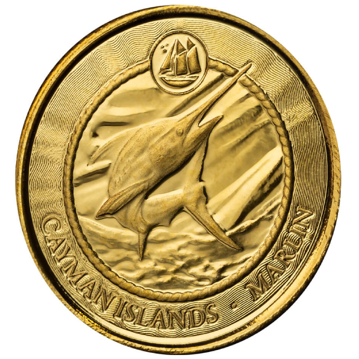 Cayman Islands: Marlin 1/10 oz Gold 2024 Prooflike