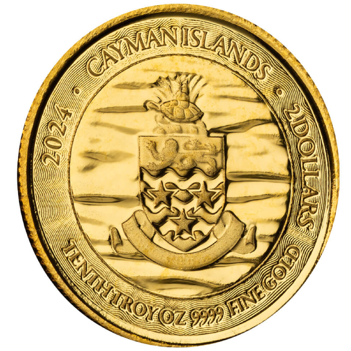 Cayman Islands: Marlin 1/10 oz Gold 2024 Prooflike