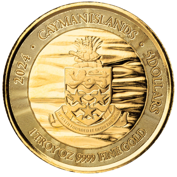 Cayman Islands: Marlin 1 oz Gold 2024 Prooflike