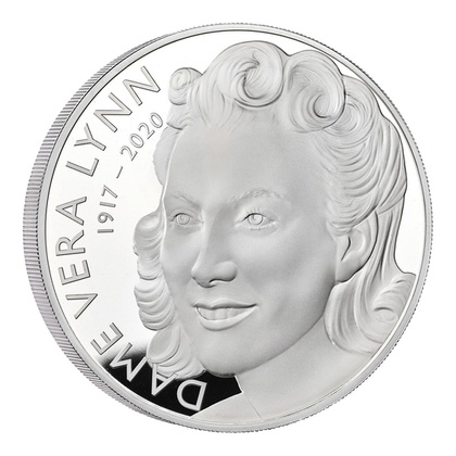 Celebrating the Life and Legacy of Dame Vera Lynn 5 oz Silver 2022 Proof 