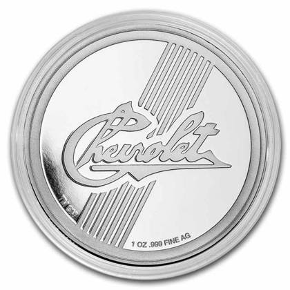 Chevrolet Original Logo (1911-1914) 1 oz Silver 