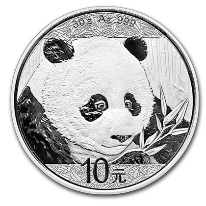 China Panda 30 gram Silver 2018