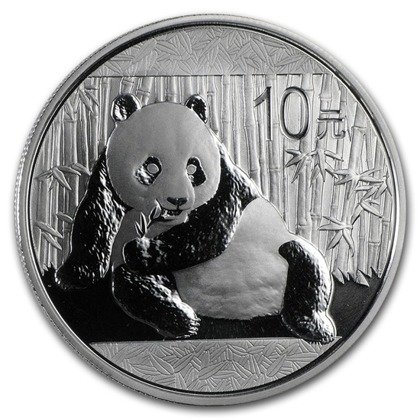 Chinese Panda 1 oz Silver 2015