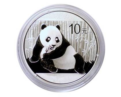 Chinese Panda 1 oz Silver 2015