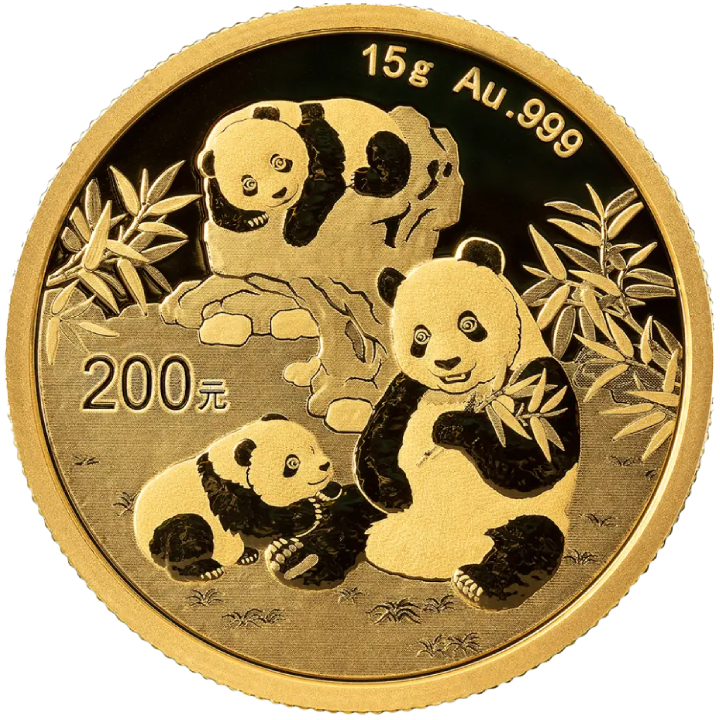 Chinese Panda 15 gram Gold 2025