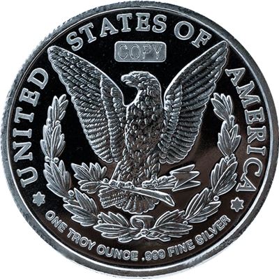 Classic Design: Morgan Dollar Design 1 Ounce Silver Round