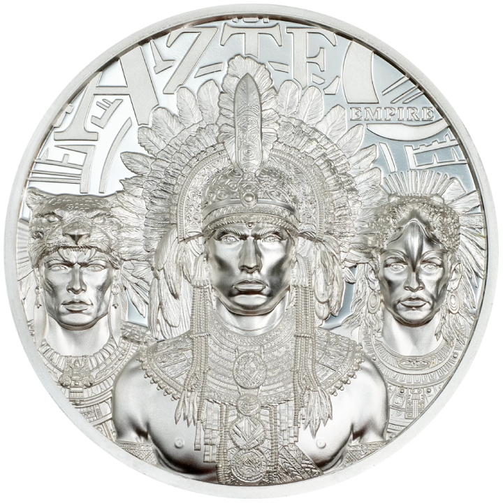 Cook Islands: Legends - Aztecs Empire 1 oz Silver 2025 Proof 