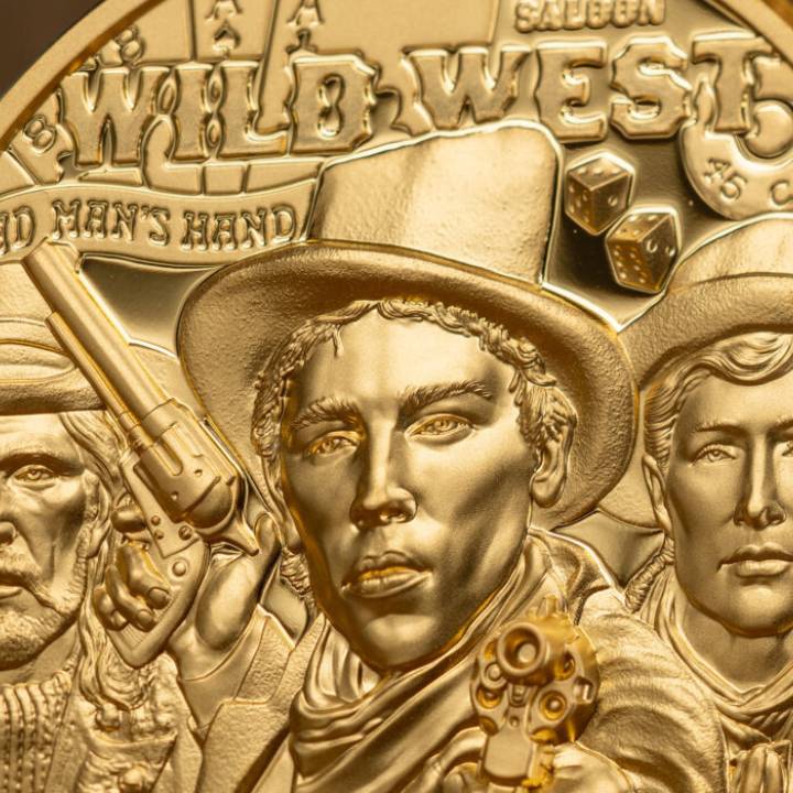 Cook Islands: Legends - Wild West 1 oz Gold 2024 Proof Ultra High Relief