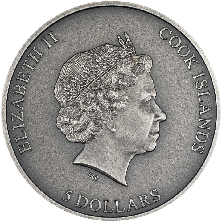 Cook Islands: Secret Heart 1 oz Silver 2023 Ultra High Relief Antiqued Coin