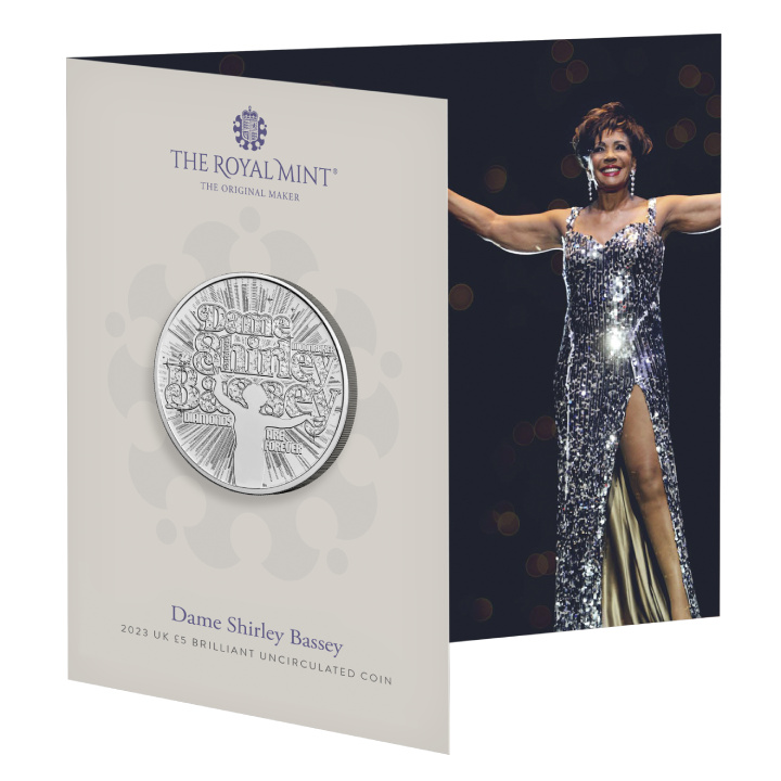 Dame Shirley Bassey £5 Cupro-nickel 2023