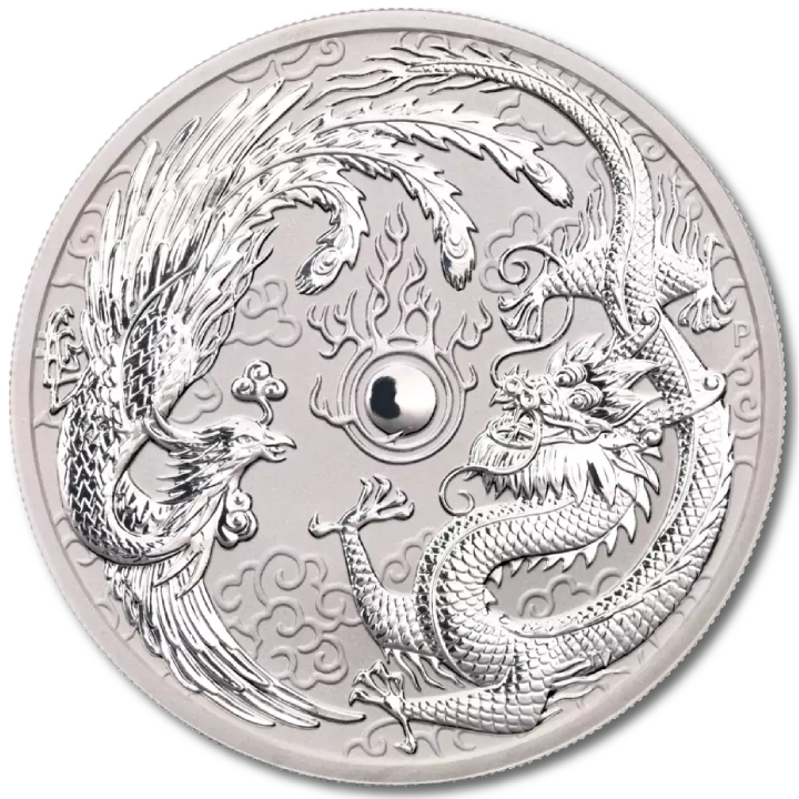 Dragon and Phoenix 1 oz Silver 2017