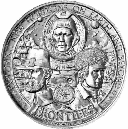 Frontiers: Westward Ho 1 oz Silver 2020 Round