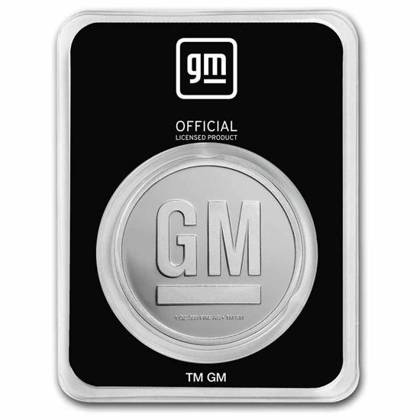 General Motors Logo (1967-2021) 1 oz Silver Certipack