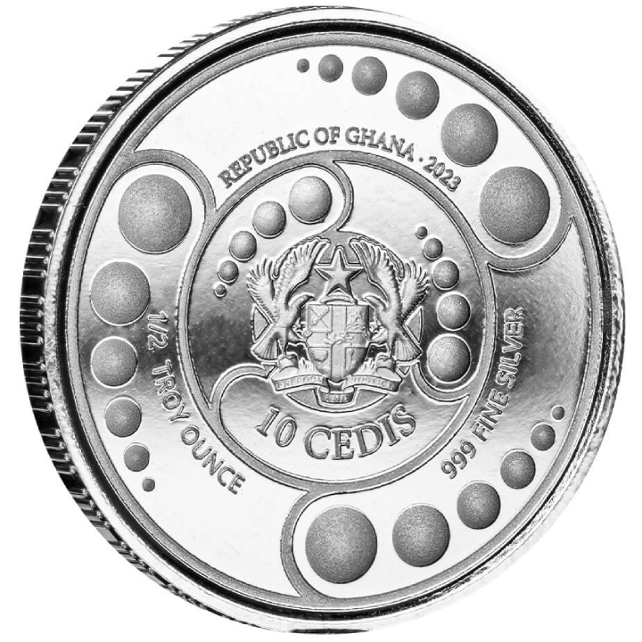 Ghana: Alien 1/2 oz Silver 2023 Prooflike