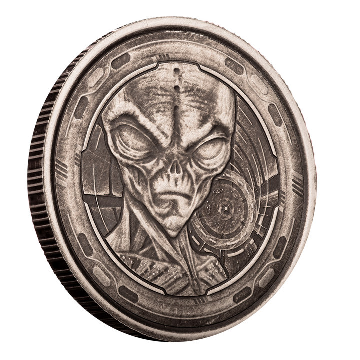 Ghana: Alien 4 x 1/2 oz Silver 2022 Set