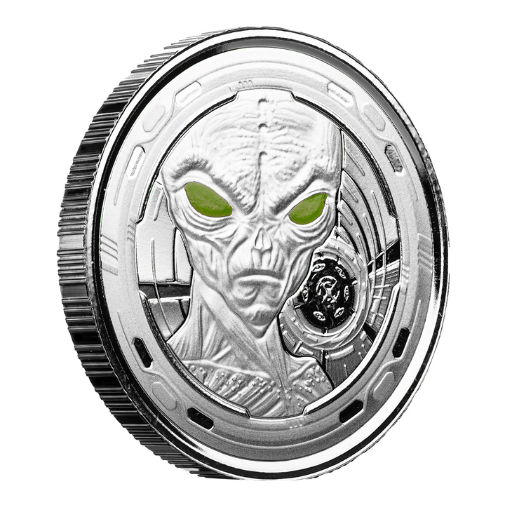 Ghana: Alien 4 x 1/2 oz Silver 2022 Set