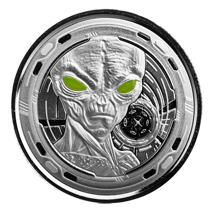 Ghana: Alien 4 x 1/2 oz Silver 2022 Set