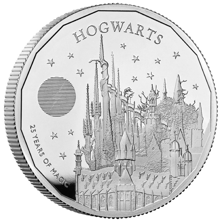 Harry Potter: Hogwarts School of Witchcraft and Wizardry 2 oz Silver 2023 Proof