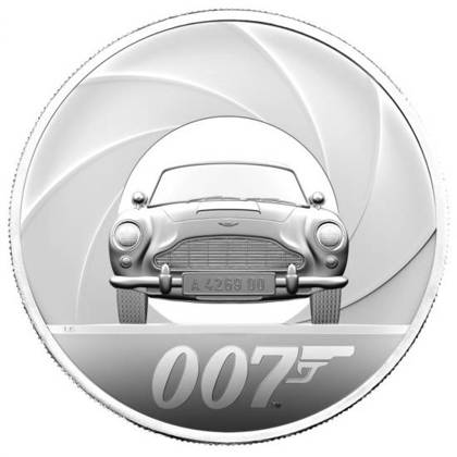 James Bond 007 10 oz Silver 2021 Proof Special Issue