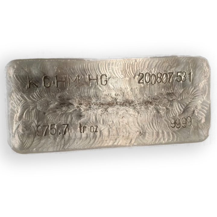 KGHM - Gąska 975.7 oz Silver Bar LBMA