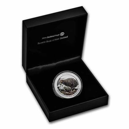 Kiwi colored 1 oz Silver 2022 Proof