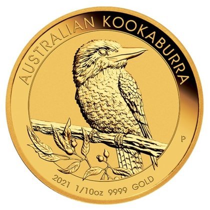 Kookaburra 1/10 oz Gold 2021 - www.metalmarket.eu