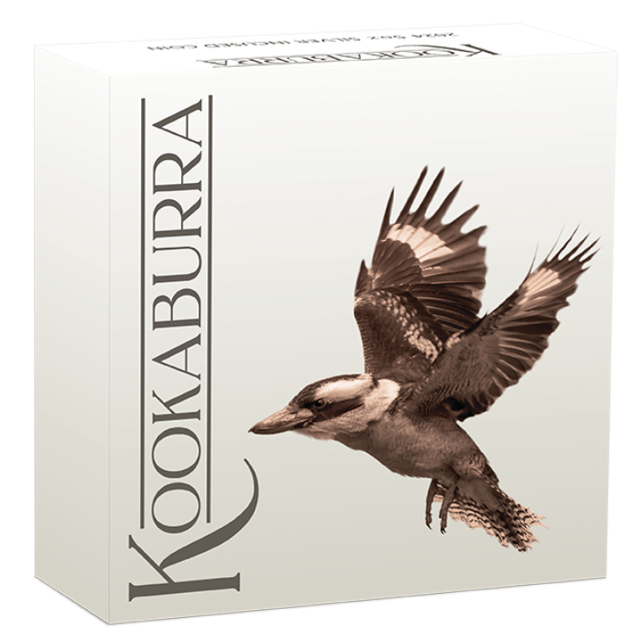 Kookaburra 5 oz Silver 2024 Proof High Relief Incused