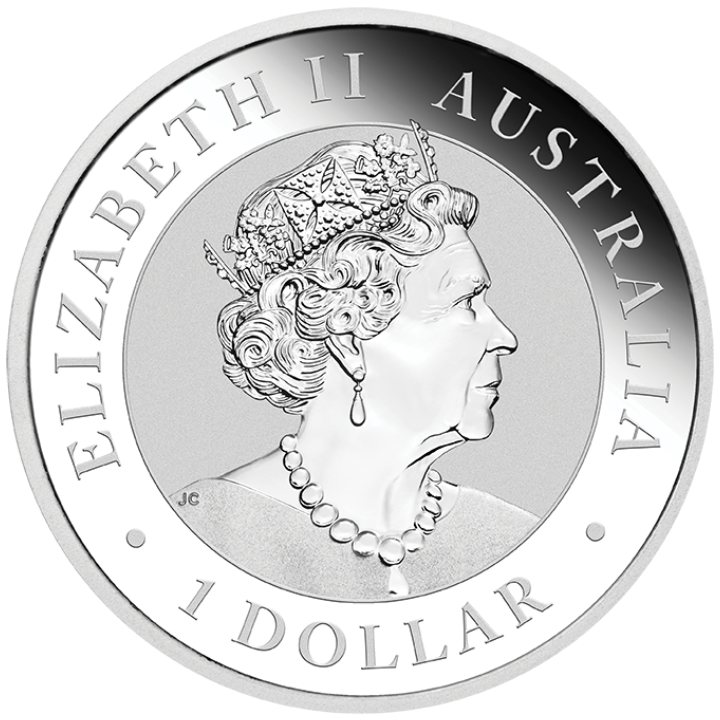 Kookaburra with Brolga 1 oz Silver 2023 Privy Mark (Brisbane Money Expo Anda Special)