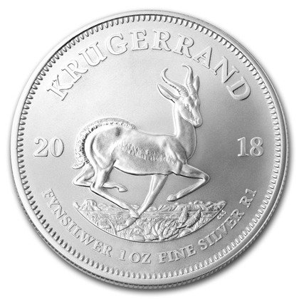 Krugerrand 1 Ounce Silver 2018