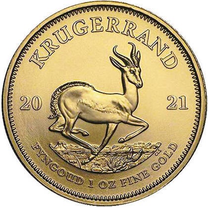 Krugerrand 1 oz Gold 2021