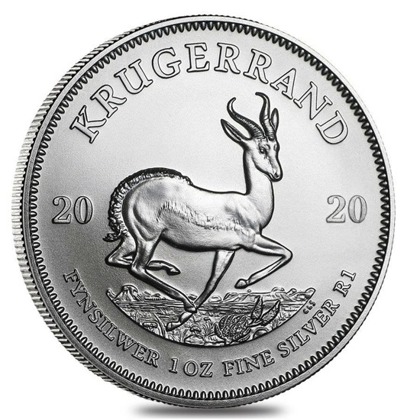 Krugerrand 1 oz Silver 2020