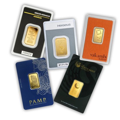 LBMA 10 gram gold bar