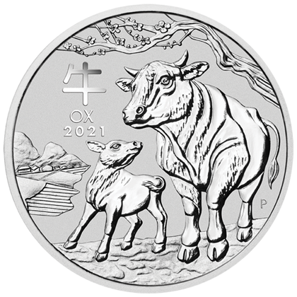 Lunar III: Year of the Buffalo 5 oz Silver 2021