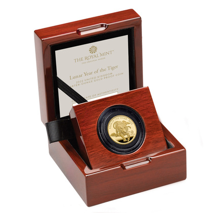 Lunar: Year of the Tiger 1/4 oz Gold 2022 Proof