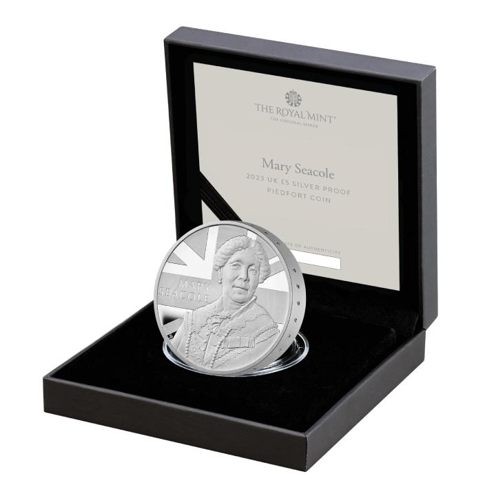 Mary Seacole £5 Silver 2023 Proof Piedfort