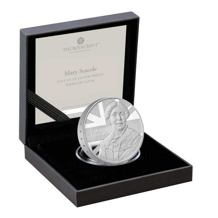 Mary Seacole £5 Silver 2023 Proof Piedfort