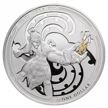 Maui and the Goddess of Fire: Set of 2 Coins 2 x 1 Ounce Silver 2019