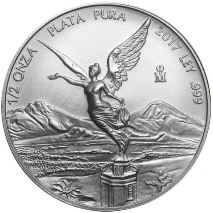 Mexican Libertad 1/2 oz Silver 2017