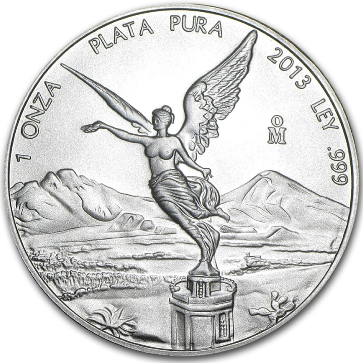 Mexican Libertad 1 oz Silver 2013