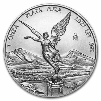 Mexican Libertad 1 oz Silver 2021