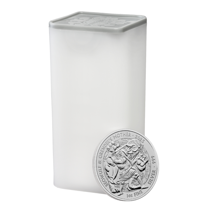 Myths & Legends: Beowulf and Grendel's Mother 1 oz Silver 2025