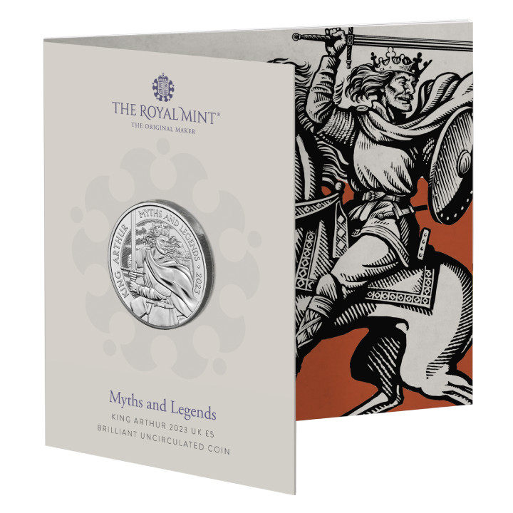 Myths & Legends: King Arthur £5 Copper 2023
