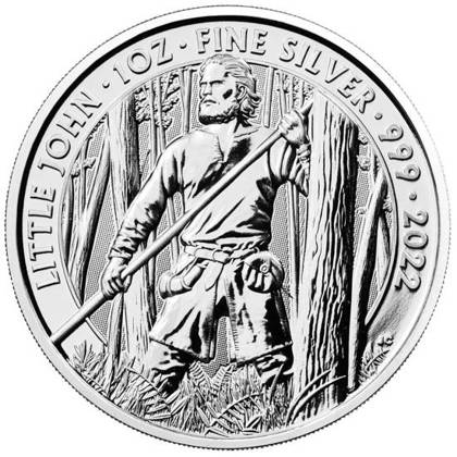 Myths & Legends: Little John 1 oz Silver 2022