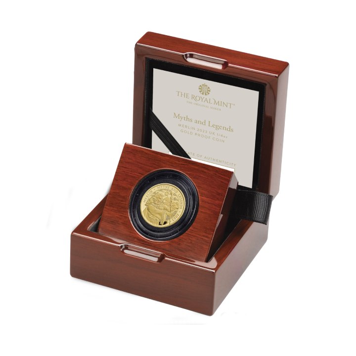 Myths & Legends: Merlin 1/4 oz Gold 2023 Proof