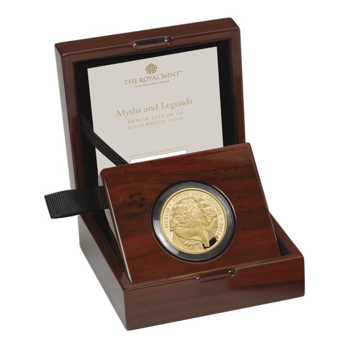 Myths & Legends: Merlin 1 oz Gold 2023 Proof