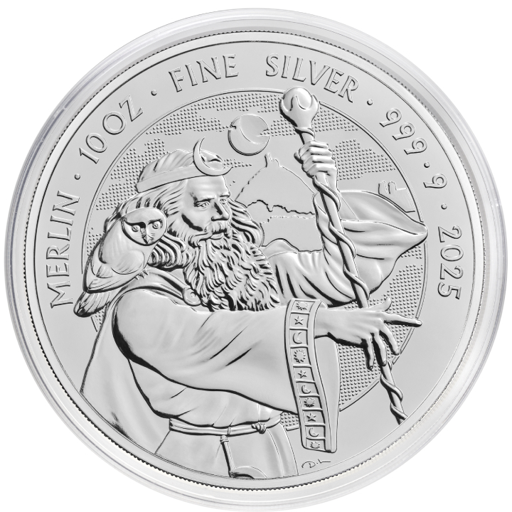 Myths & Legends: Merlin 10 oz Silver 2025