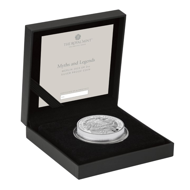 Myths & Legends: Merlin 2 oz Silver 2023 Proof