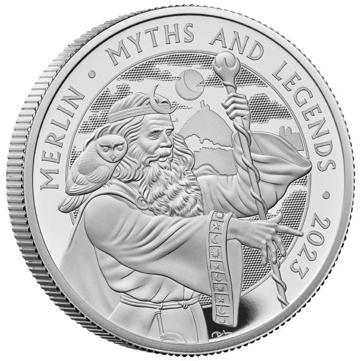 Myths & Legends: Merlin 2 oz Silver 2023 Proof