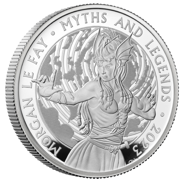 Myths & Legends: Morgan Le Fay 2 oz Silver 2023 Proof