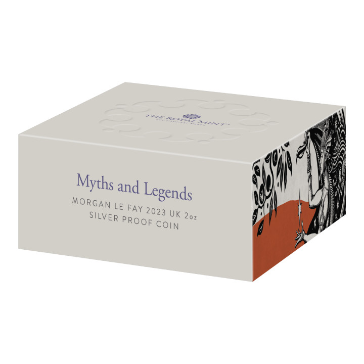 Myths & Legends: Morgan Le Fay 2 oz Silver 2023 Proof